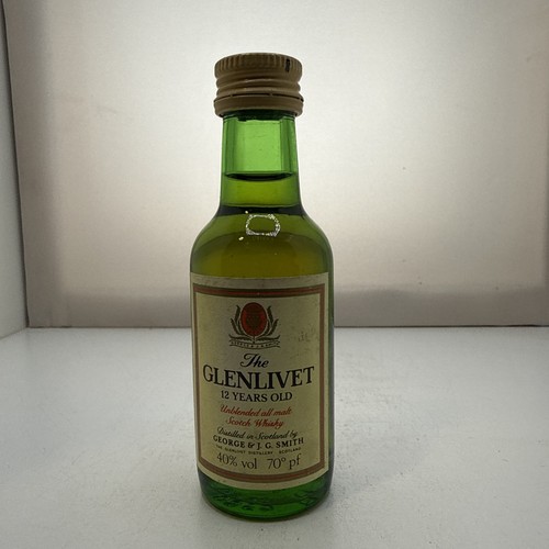 Vintage glenlivet 12yo 5cl - glenlivet,