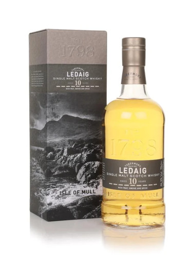 Ledaig year old single malt - year,