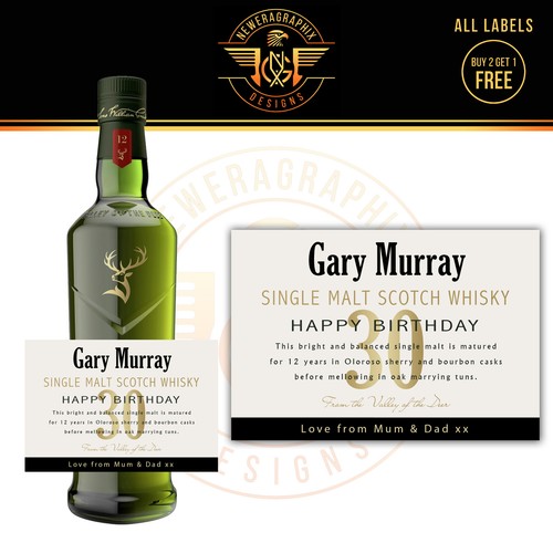 Personalised single malt - single,