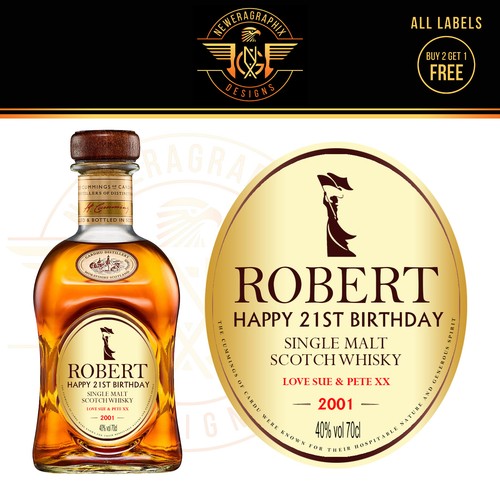 Personalised single malt - personalised,