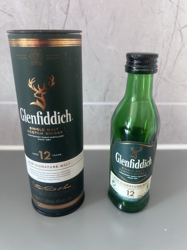 Glenfiddich single malt scotch - single,